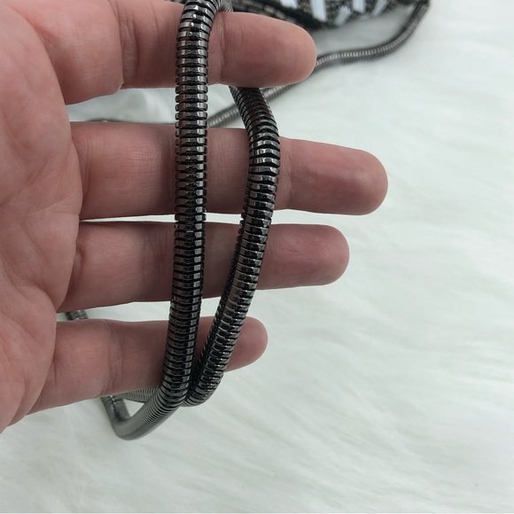 ‼️SALE‼️ 🌟✨HPx3✨ 🌟H&M Art Deco Glam Beaded Purse with Chain Strap, NWT - Picture 11 of 12